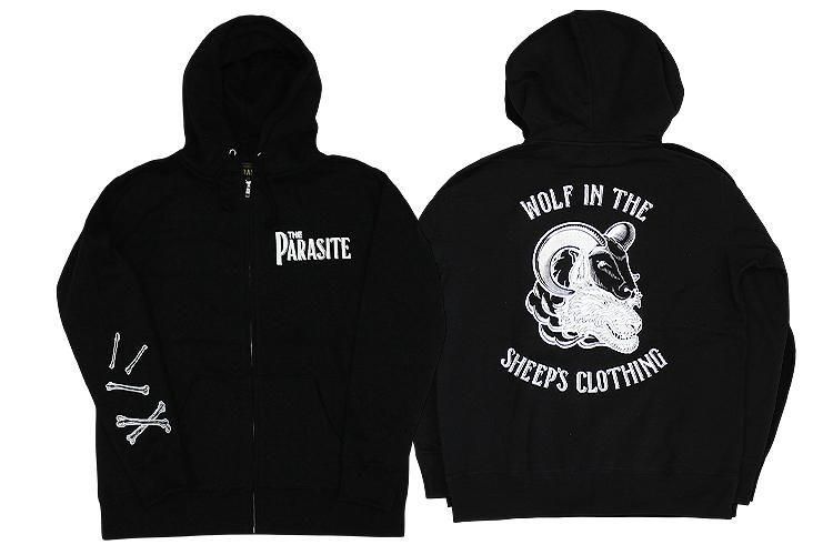 <img class='new_mark_img1' src='https://img.shop-pro.jp/img/new/icons1.gif' style='border:none;display:inline;margin:0px;padding:0px;width:auto;' />WOLF IN THE SHEEP'S CLOTH FULL ZIP PARKA