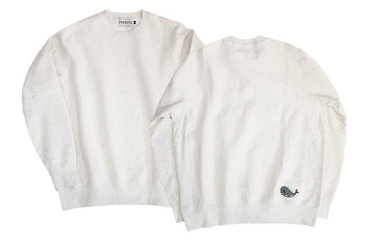 <img class='new_mark_img1' src='https://img.shop-pro.jp/img/new/icons1.gif' style='border:none;display:inline;margin:0px;padding:0px;width:auto;' />WHALE SPOUT 400gsm HEAVY WEIGHT NEPPED SWEAT SHIRT