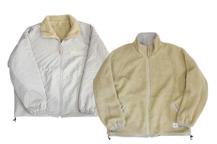 <img class='new_mark_img1' src='https://img.shop-pro.jp/img/new/icons1.gif' style='border:none;display:inline;margin:0px;padding:0px;width:auto;' />THE PARASITE REVERSIBLE BOA JACKET -GRAY-