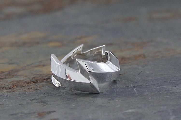 <img class='new_mark_img1' src='https://img.shop-pro.jp/img/new/icons1.gif' style='border:none;display:inline;margin:0px;padding:0px;width:auto;' />LIGHTNING FREE RING (L) SILVER