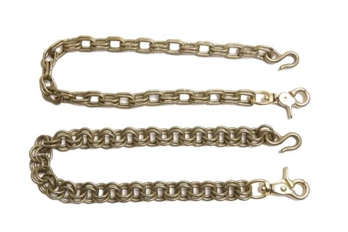 brass wallet chain brass finish