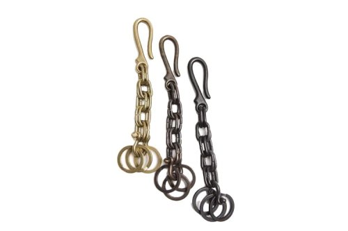 brass key chain oval