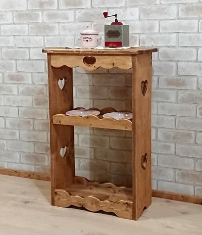 ハンドメイド　ハートのカントリーキッチンワゴン ハートのカントリーキッチンワゴン その他家具 putto 通販