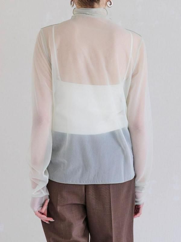 シアーハイネックトップス - near.nippon (ニアーニッポン)公式