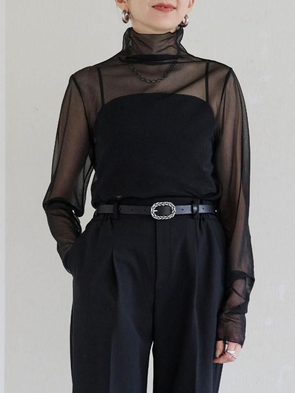 near.nippon - 新品 near.nippon シアー ハイネック プルオーバー ニアーニッポン シアーハイネックトップス - near.nippon (ニアーニッポン)公式