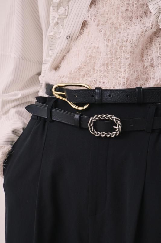 ♦︎新品♦︎near.nippon♦︎オーバルバックルレザーベルト ♦︎ オーバルバックル レザーベルト - near.nippon (ニアーニッポン