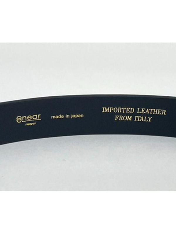♦︎新品♦︎near.nippon♦︎オーバルバックルレザーベルト ♦︎ near.nippon(ニアーニッポン)】 オーバルバックル レザーベルト