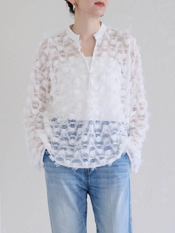 ポップコーン ポップコーンレース ブラウス - near.nippon (ニアーニッポン