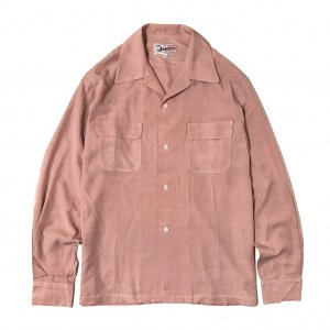 <img class='new_mark_img1' src='https://img.shop-pro.jp/img/new/icons14.gif' style='border:none;display:inline;margin:0px;padding:0px;width:auto;' />Addiction KUSTOM THE LIFE RAYON OPEN COLLAR SHIRTS PINK  made in Japan/ǥ/졼󥪡ץ󥫥顼Ĺµ /