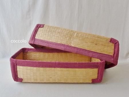 柳行李(赤帯W78) - 「暮らしの古民具・器こっころ」オンライン