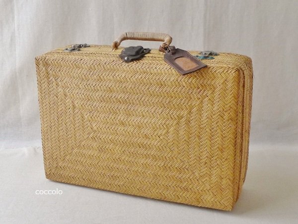 竹行李トランク(ｗ47) - 「暮らしの古民具・器こっころ」オンライン 