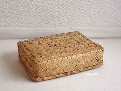 柳行李　古道具　収納　竹細工　幅約60cm 竹行李 （幅60cm） | 古雑貨,籠 バスケット | R-select