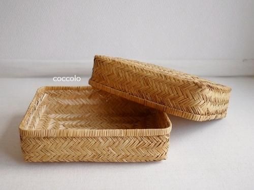 柳行李　古道具　収納　竹細工　幅約60cm 竹行李 （幅60cm） | 古雑貨,籠 バスケット | R-select