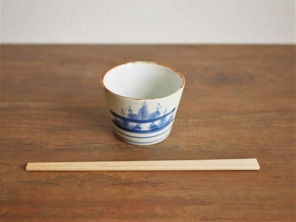 アンティーク 骨董 古伊万里 菊御紋 柴垣図 蕎麦猪口 皇室 御