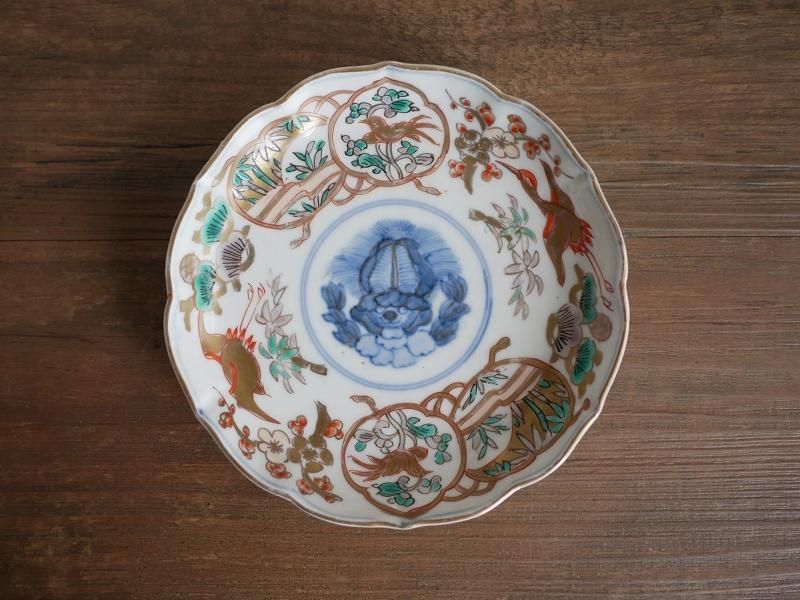 アンティーク器 印判皿 染付皿 和食器通販「暮らしの古民具・器こっころ」