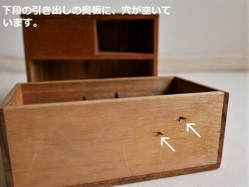 アンティークお裁縫箱 古いお針箱 「暮らしの古民具・器こっころ」