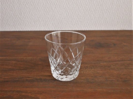 日本のアンティーク明治大正頃のアンティークガラスカップ