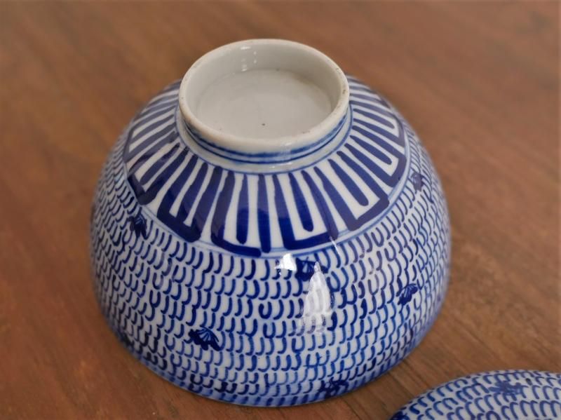 アンティーク器 古い和食器(印判手・染付・染錦) 和食器通販