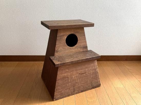 木製踏み台　アンティーク　レトロ　古道具 古民具 送料込み 踏み台 木製 ヴィンテージ 昭和レトロ アンティーク