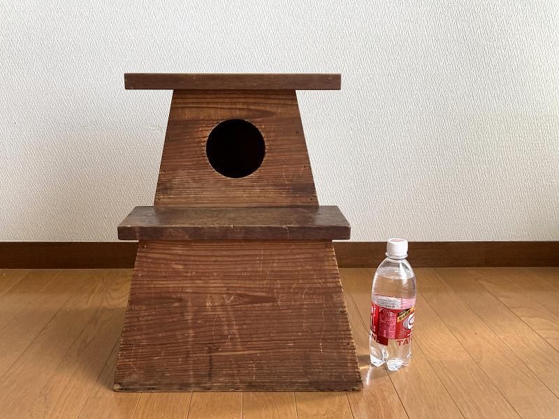 希少　アンティーク　昭和レトロ　小ぶりな木製茶舞台　ろくろ脚 アンティーク】昭和レトロ 木製 ろくろ脚 折り畳み ちゃぶ台 座