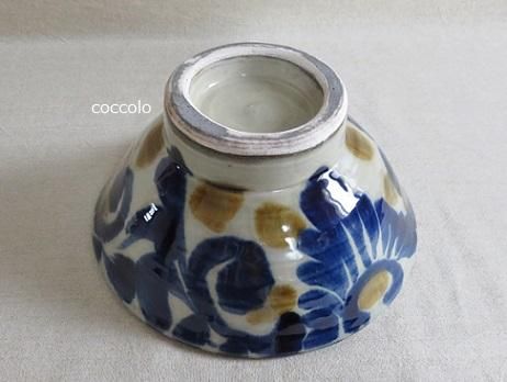 やちむん6寸マカイ(唐草) - 「暮らしの古民具・器こっころ