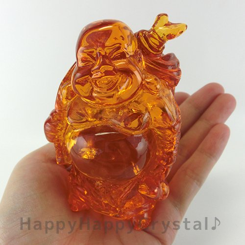 アンバー 布袋様 - Happy Happy Crystal WEB Shop♪│ハッピーハッピー