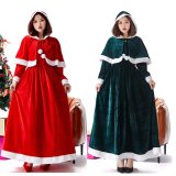 サンタ/フード＋ワンピース/クリスマスコスプレ