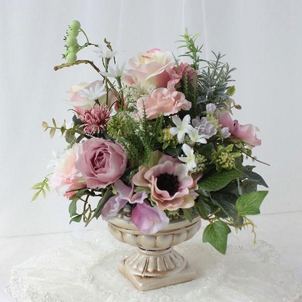 ピンク・コンポートのアレンジメント◇ニュアンスカラー:アーティ