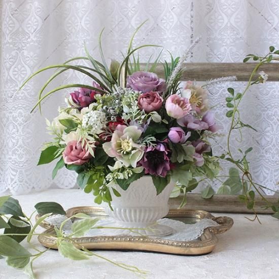 フラワーアレンジメント - 造花・加工花アレンジメント専門通販