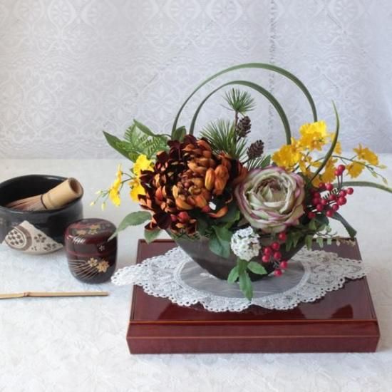 はくらん[21] フラワー・ガーデニング 大人気✨横長アレンジ✨バラ