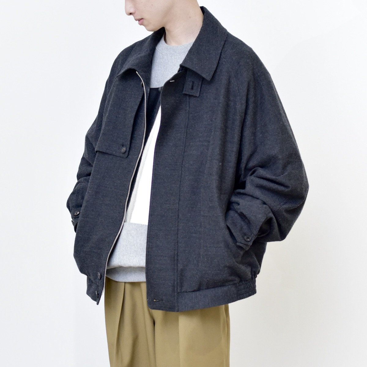 stein over sleeve zip jacket セットアップ-