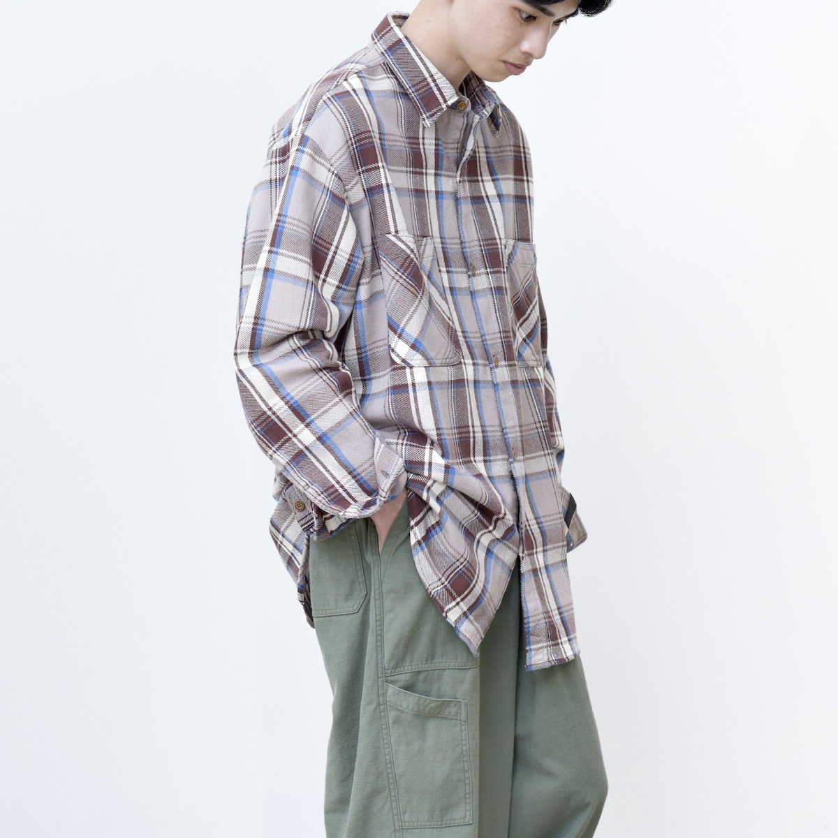 N.HOOLYWOOD × BIGMAC | 2231-SH30-021 SHIRT (BR CHECK) - FFC.