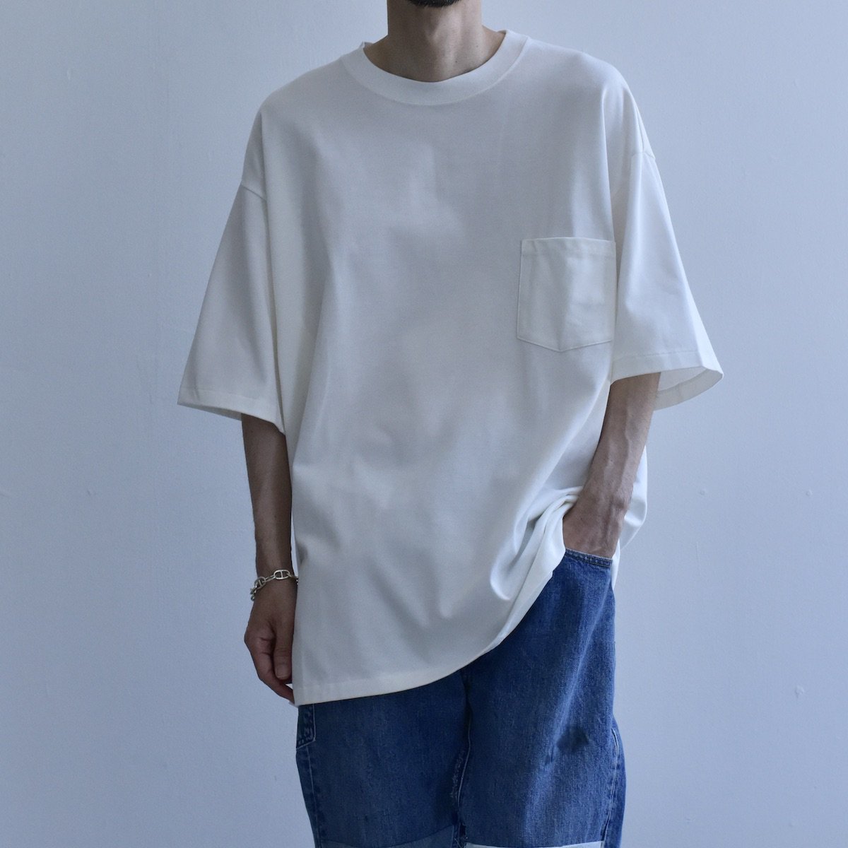 N.HOOLYWOOD | 16RCH-050 Crew Neck T-Shirt (White) - FFC.