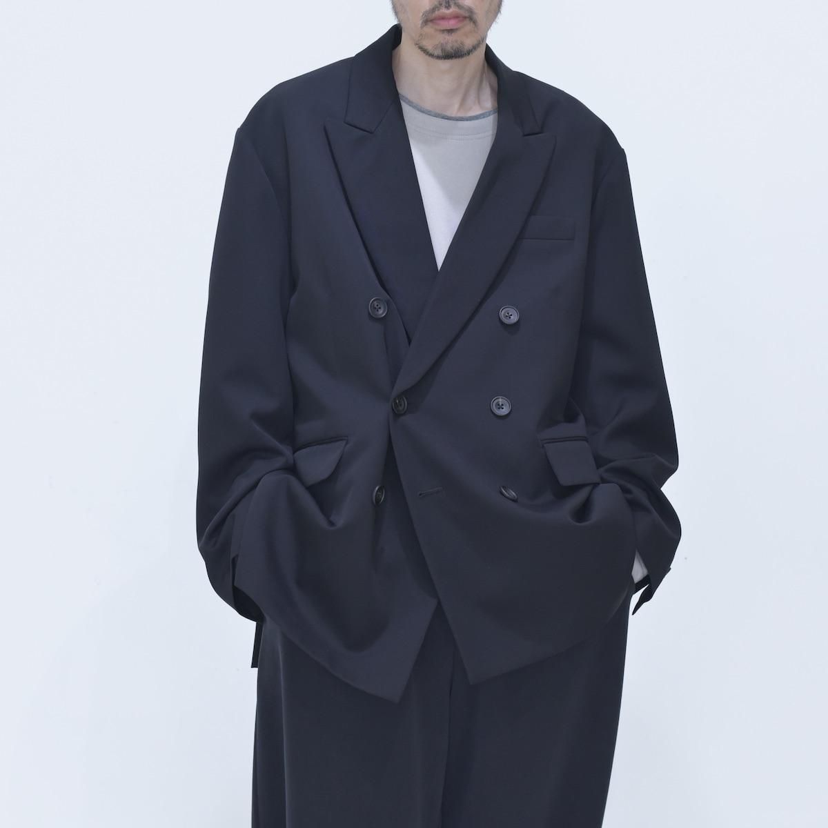 stein | Oversized Double Breasted Jacket (Black) - FFC.