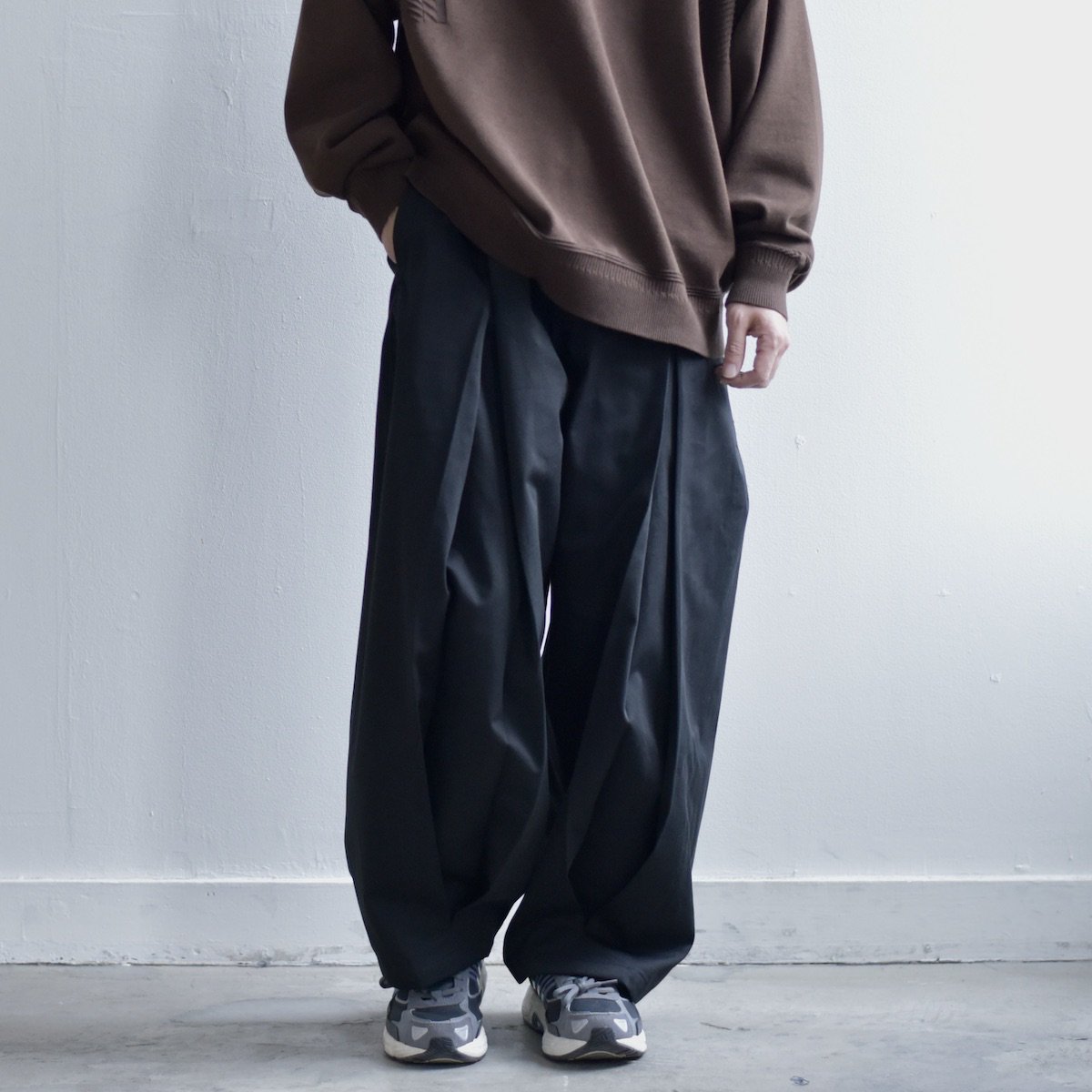 メンズsageNATION DENIM BOX PLEAT TROUSER 23aw - aalakesumter.org