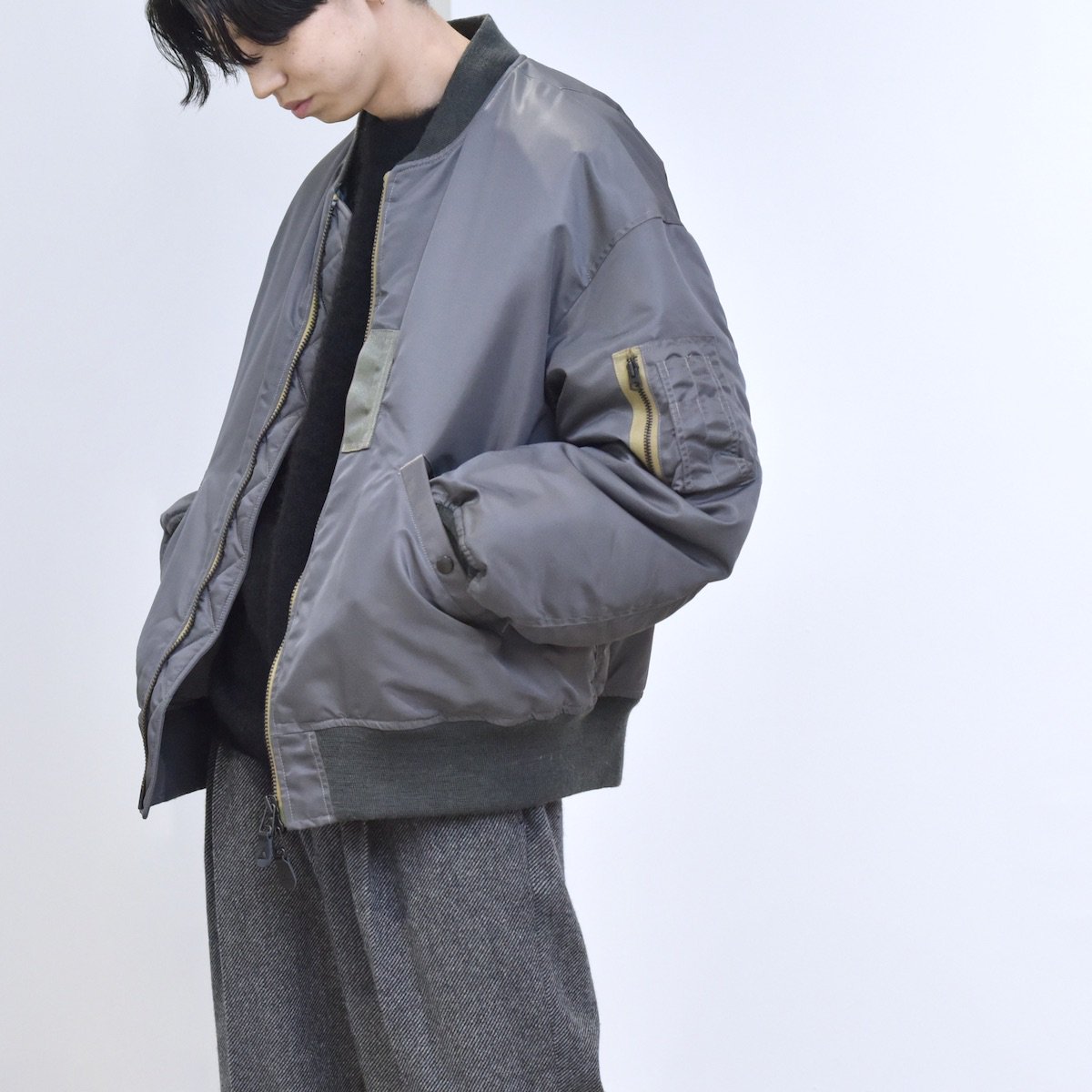 marka 66NYLON TWILL HUGE MA-1 M マーカ - フライトジャケット