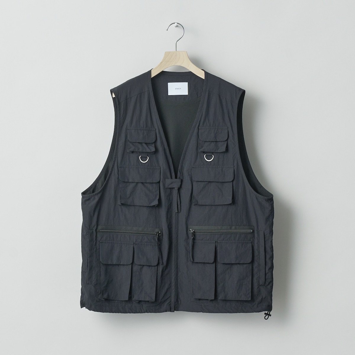 stein | Windbreaker Multi Pocket Vest (Black) - FFC.