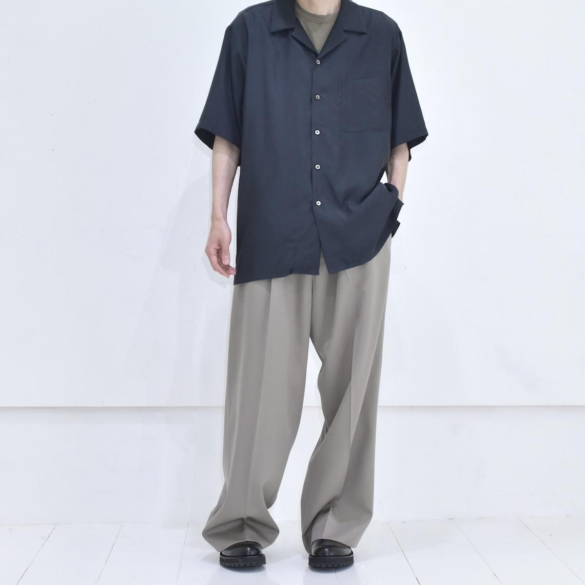 ssstein | Long Wide Trousers (Taupe Beige) - FFC.