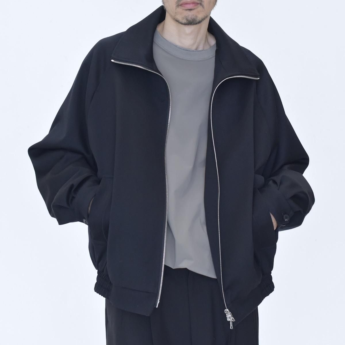 ssstein | W/SI Satin Zip Up Short Jacket (Black) - FFC.