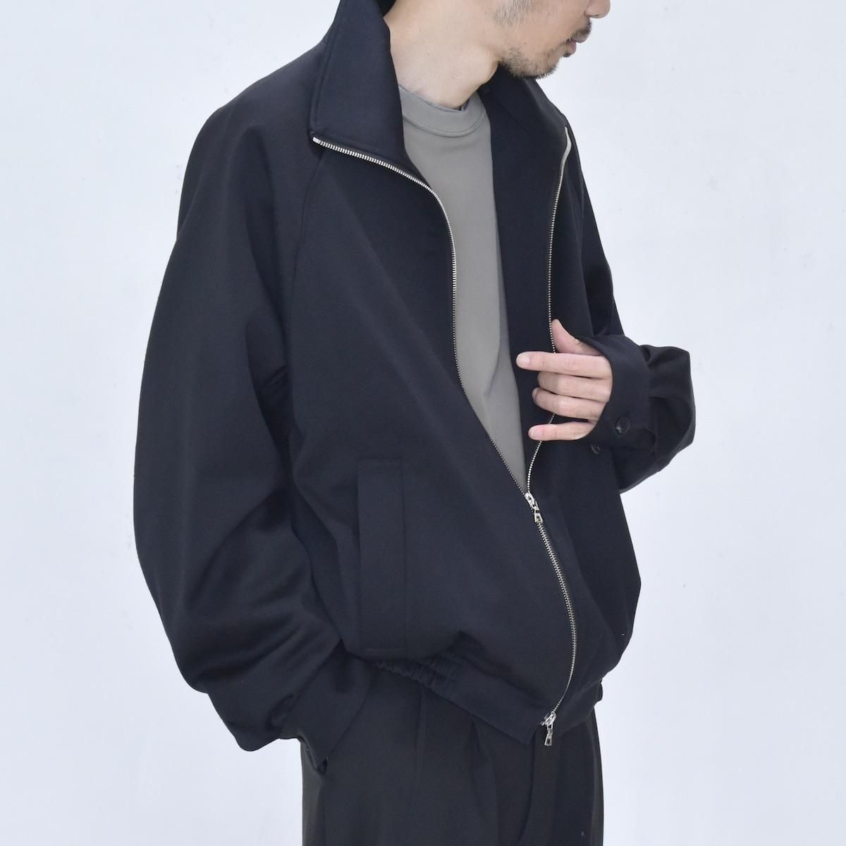 ssstein | W/SI Satin Zip Up Short Jacket (Black) - FFC. ssstein | W/SI Satin Zip Up Short Jacket (Black) - FFC.