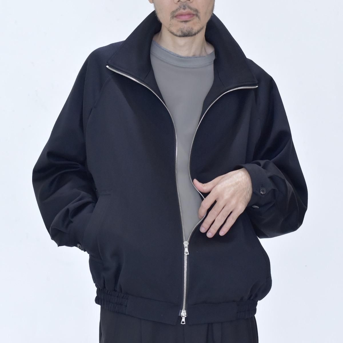 ssstein | W/SI Satin Zip Up Short Jacket (Black) - FFC.