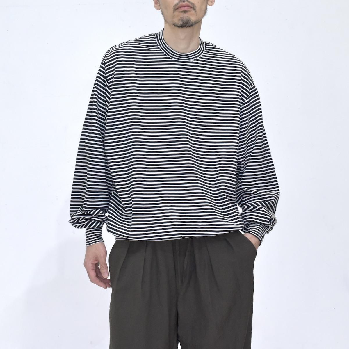 はーさん BORDER LAYERED LS TSHIRT 2513P lite 'big LS tee' border – thehighlights