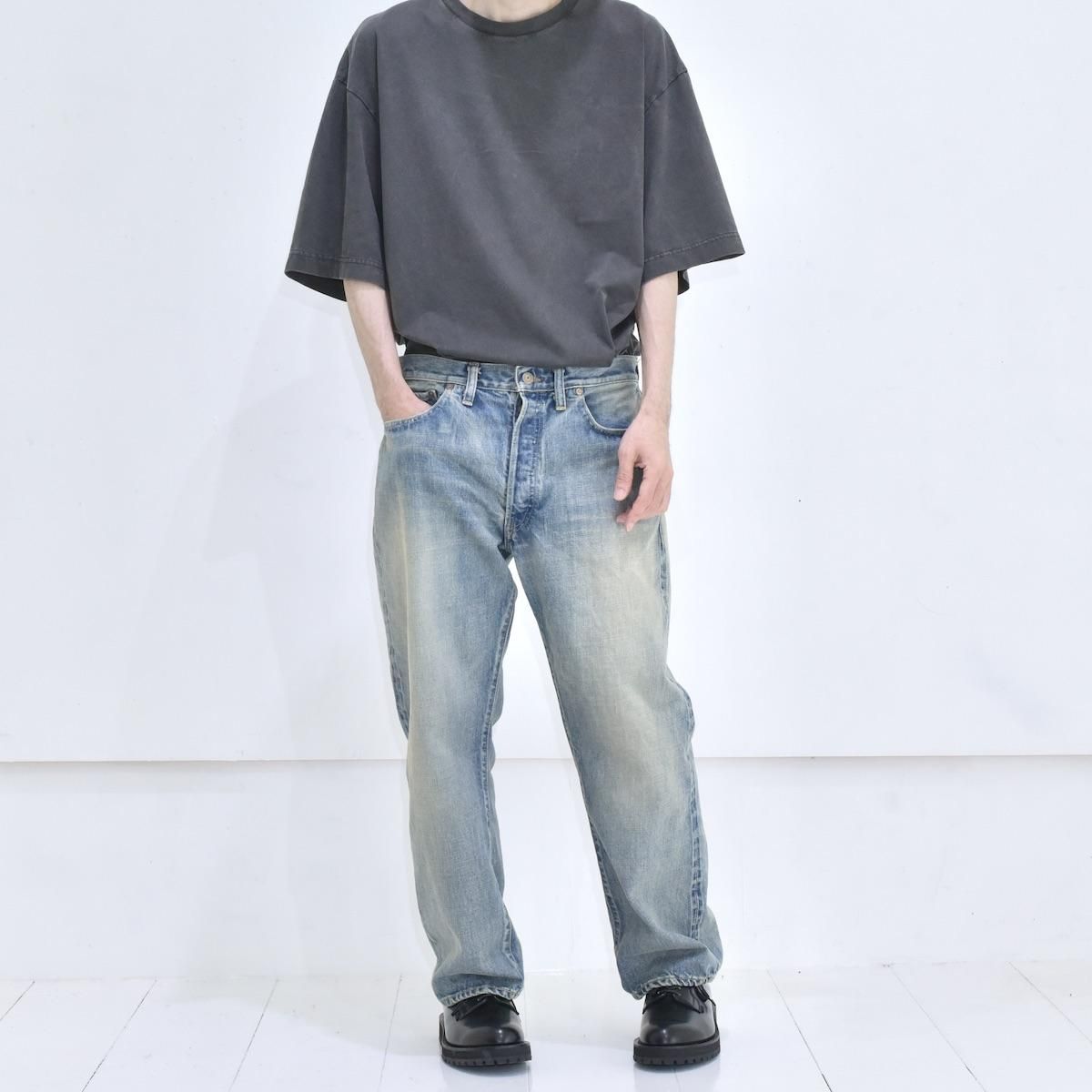 INTÉRIM | Shabby Vintage 1947XX Shuttle Denim Trousers (S.Navy) - FFC.