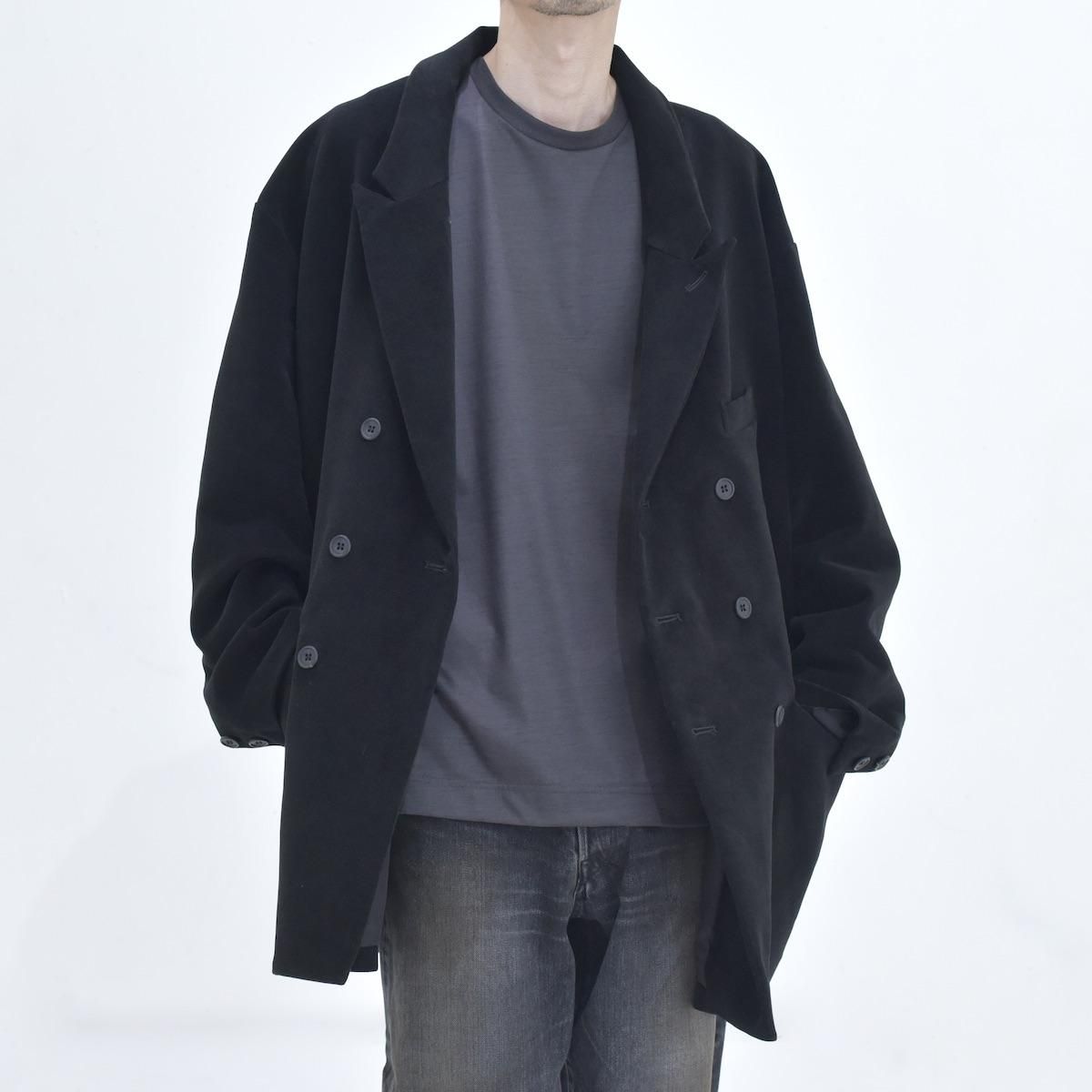 THE DAY | Moleskin Double Breasted Jacket (Black) - FFC.