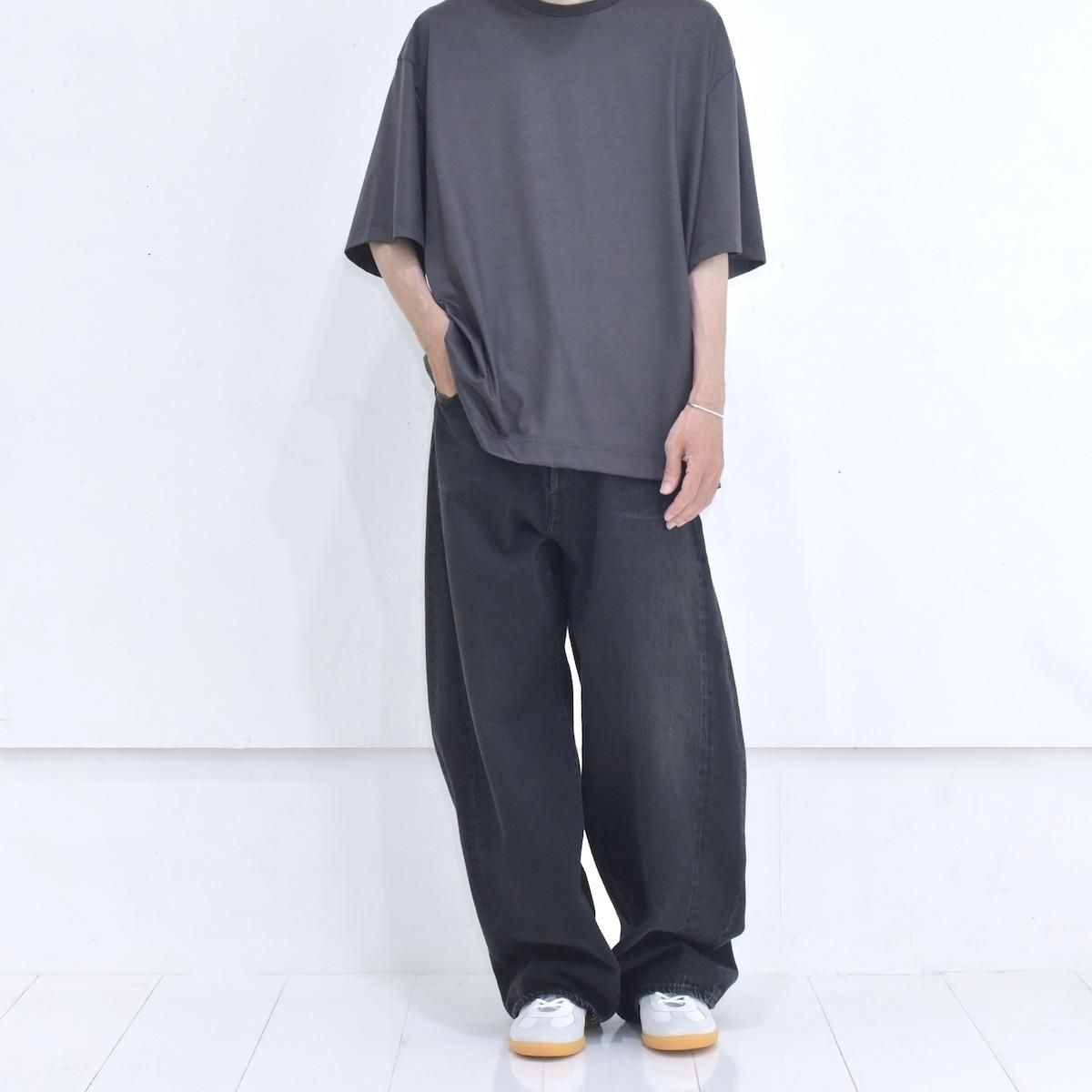 ssstein | Deformation Wide Denim Jeans (Black) - FFC.