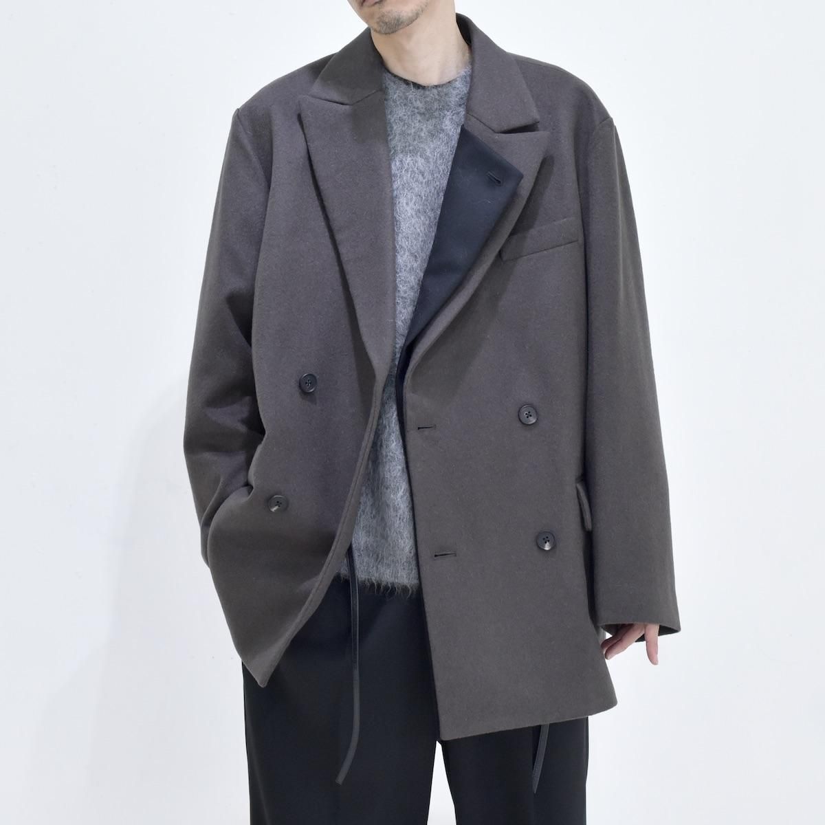 ジャケット・アウター OVERSIZED DOUBLE LAPELED TILOCKEN COAT stein(シュタイン) 「OVERSIZED DOUBLE LAPELED TIELOCKEN COAT