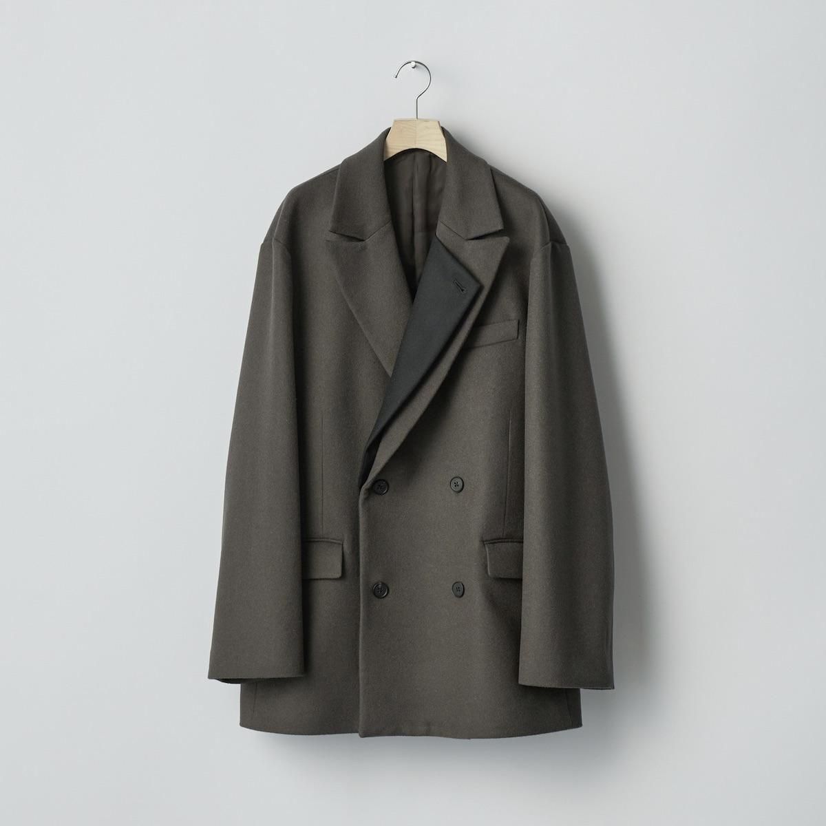ssstein | Oversized Double Lapeled Jacket (Grey Khaki) - FFC.