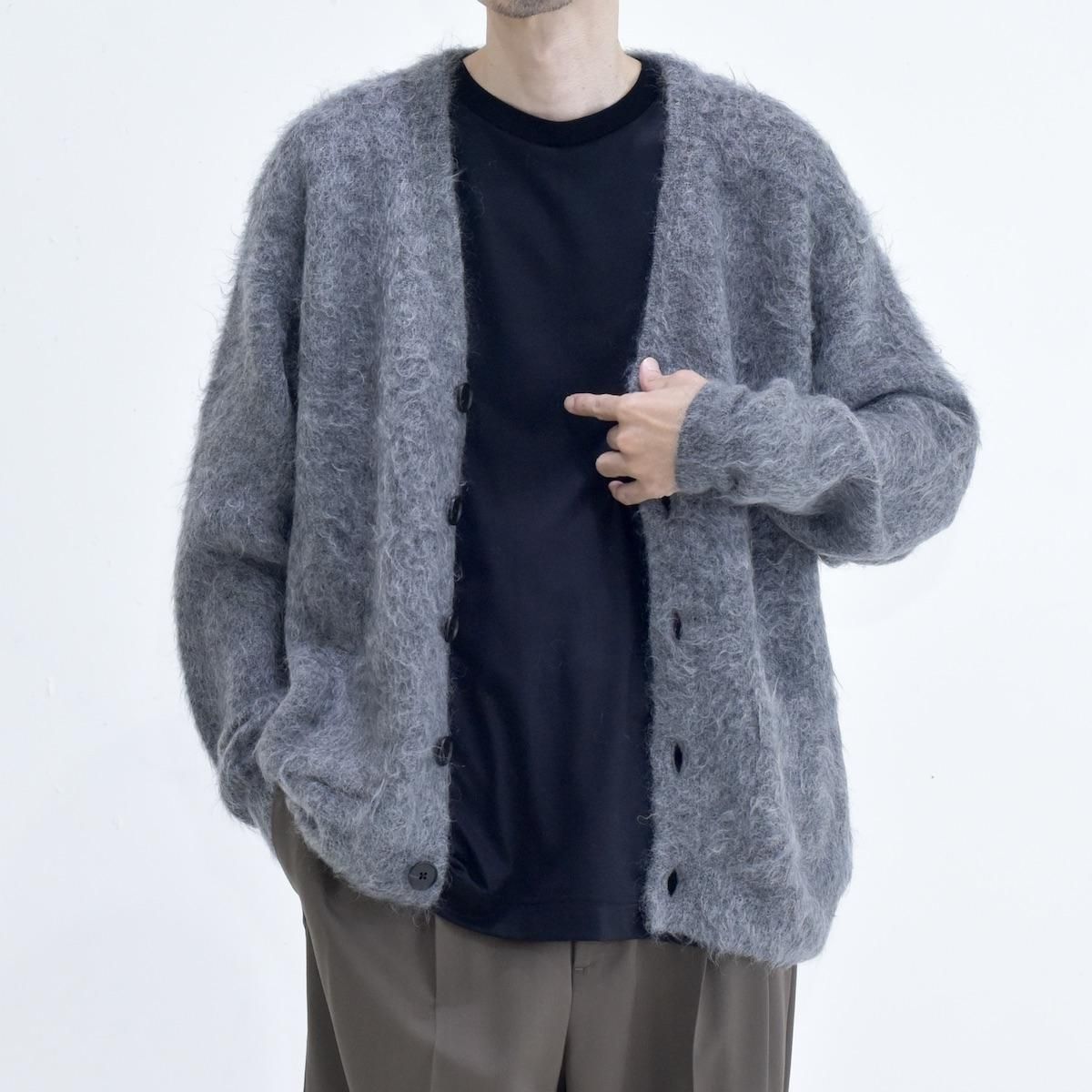 ssstein モヘアカーディガン ssstein - 【残りわずか】Kid Mohair Mix Jacquard Knit