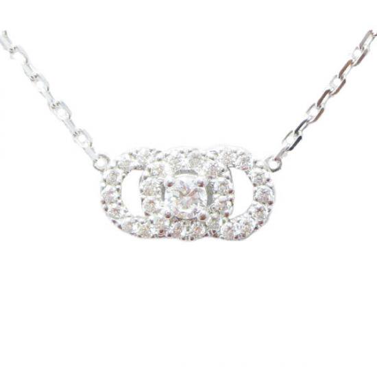 Le cercle Diamonds Necklace 0.59ct - ダイヤモンドジュエリー