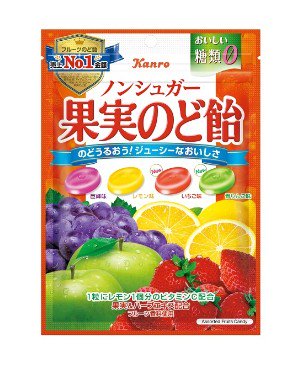 6袋入り　カンロ　ノンシュガー果実のど飴 - 菓子問屋　高橋商店